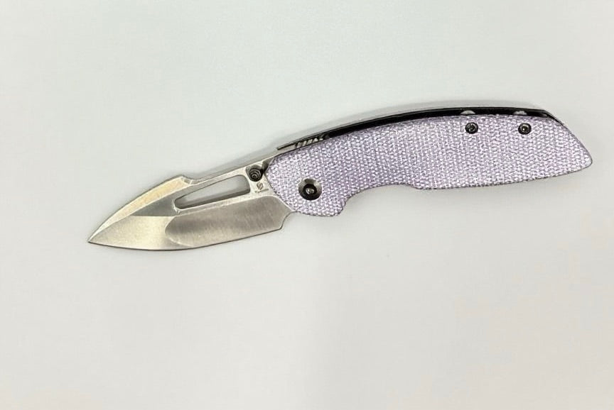 Expected to be launched in Jan,2026 -- Tenable Link | Purple Micarta + Stonewashed 14C28N Blade| T1068A1