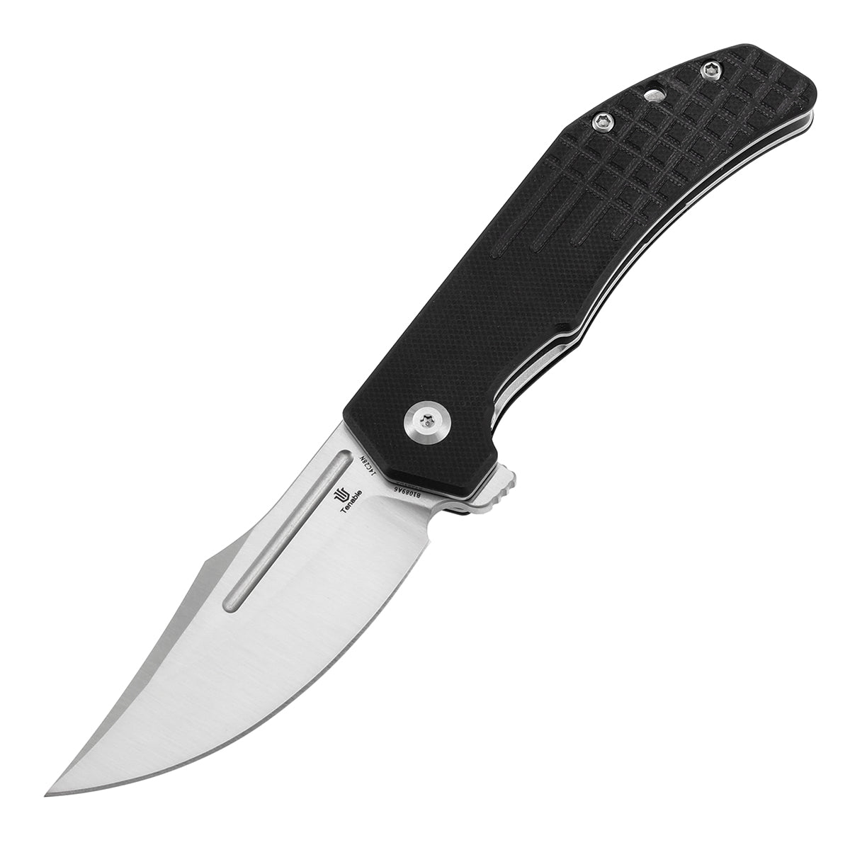 Tenable Orion Liner Lock | Black G10 with Frag Pattern | 3.07" Satin 14C28N | JB Stout Design | B1089A6