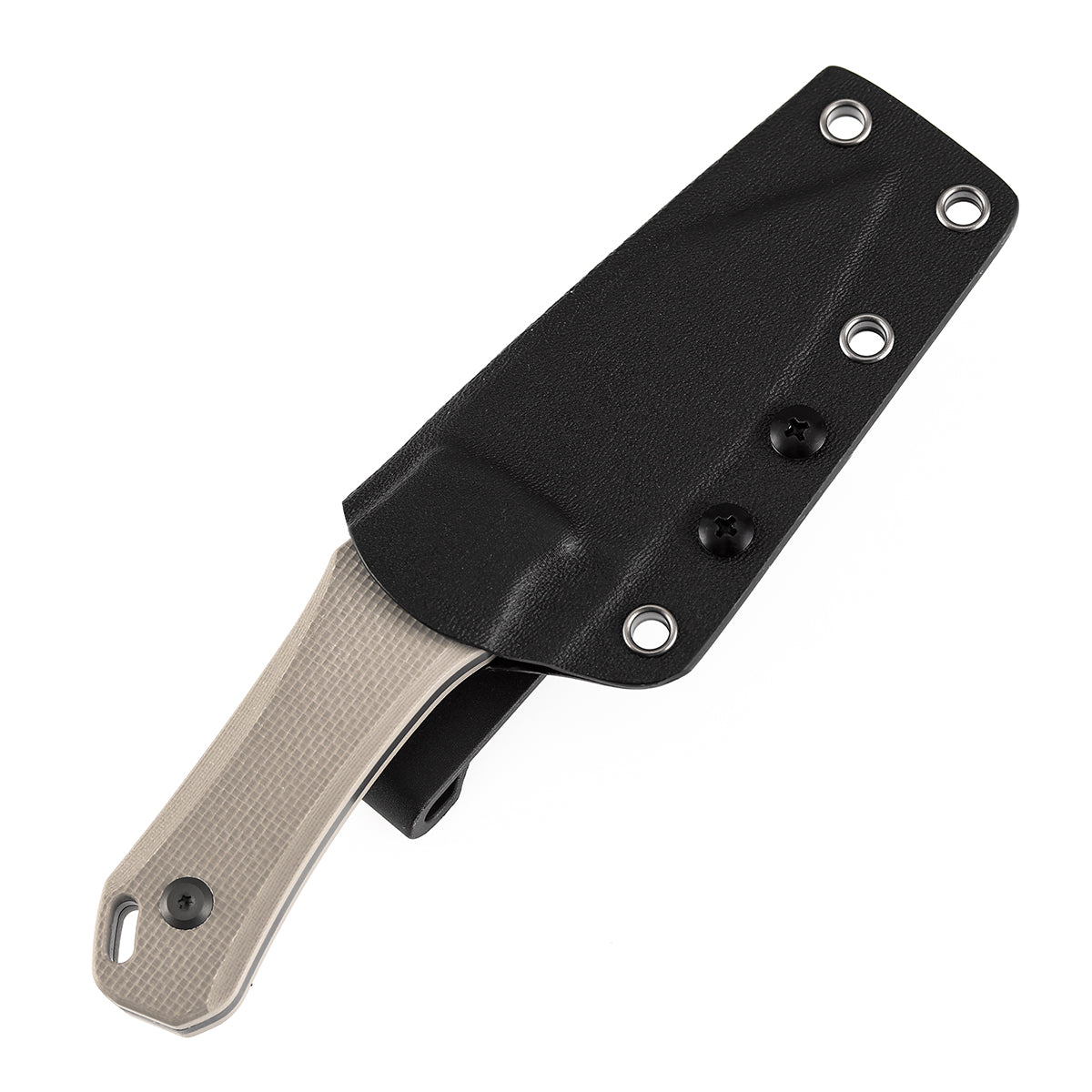 Tenable Loki Fixed Blade Knife |2.99" Gray TiCn Coated D2 Blade | Light Sand G10 Handle | Steven Dunnuck Design | G1058A1