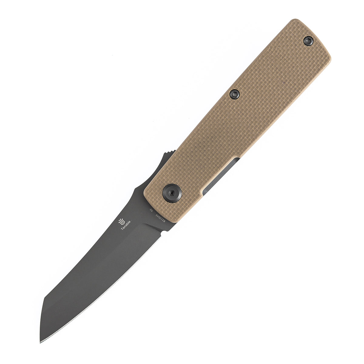 Tenable Higonokami Folding Knife | 3.02'' Gray Coating D2 Blade | Light Sand G10 Handle | Goran mihajlovic Design | B2135A5