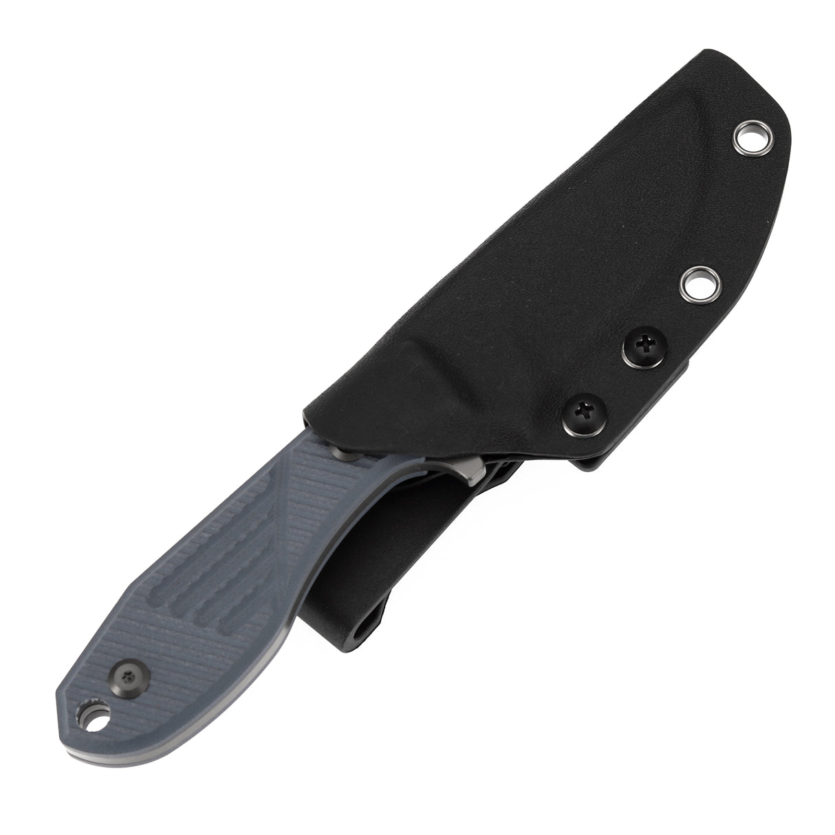 Tenable Tiny Dancer Fixed Blade – Light Gray G10 Handle – 3.17" Gray TiCn Coated D2 Blade – JB Stout Design – G014A3