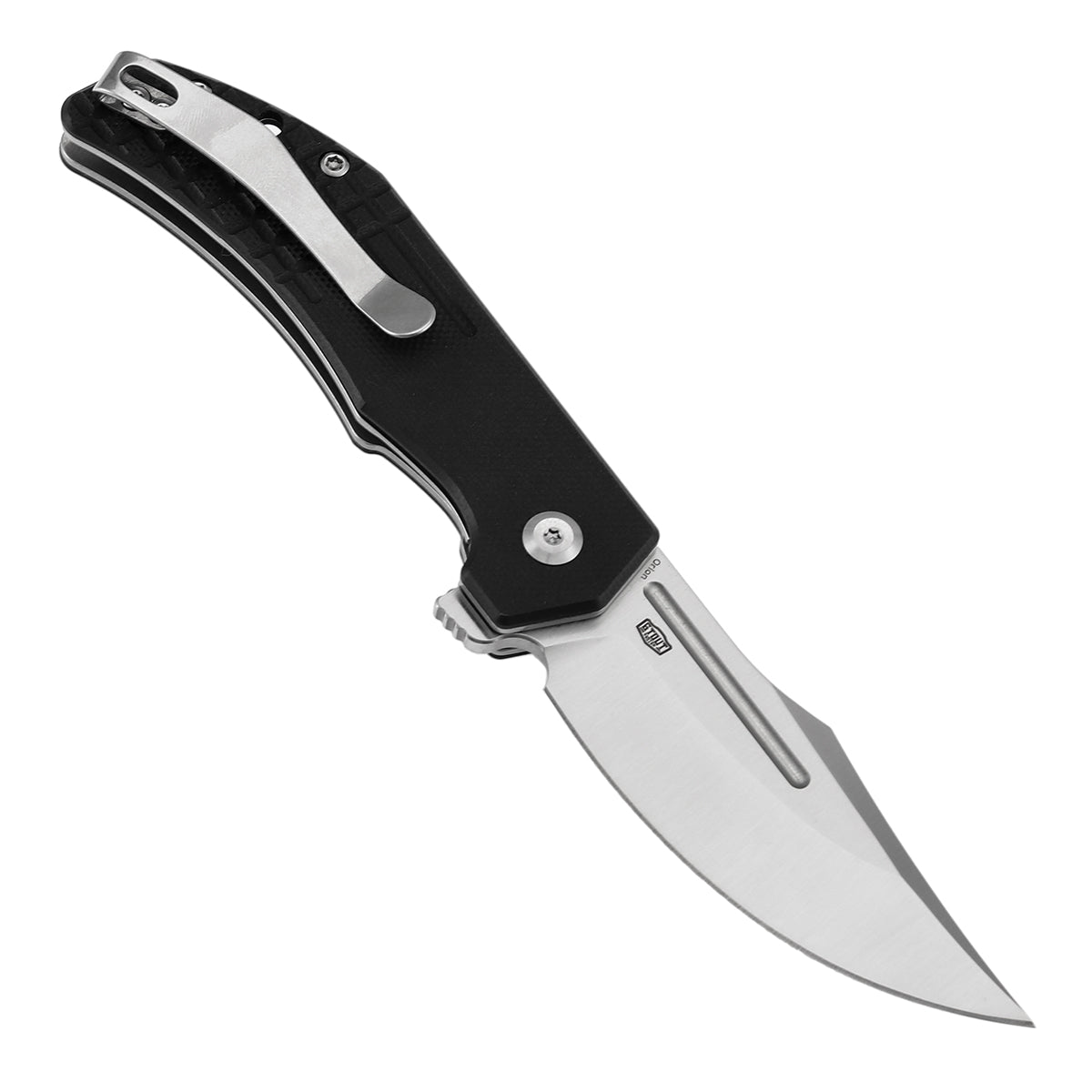 Tenable Orion Liner Lock | Black G10 with Frag Pattern | 3.07" Satin 14C28N | JB Stout Design | B1089A6