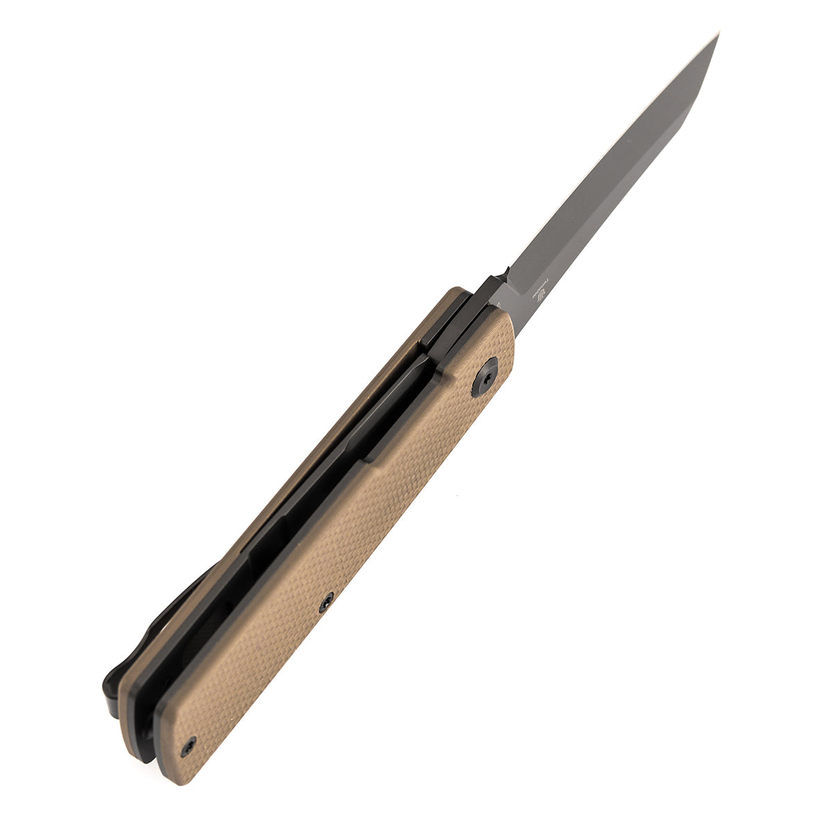 Tenable Higonokami Folding Knife | 3.02'' Gray Coating D2 Blade | Light Sand G10 Handle | Goran mihajlovic Design | B2135A5