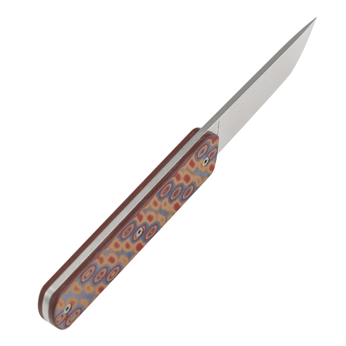 Tenable Foosa Fixed Blade Knife - 3.06'' Stonewashed D2 Blade | Vortex Micarta Handle | Rolf Helbig - G2020A2
