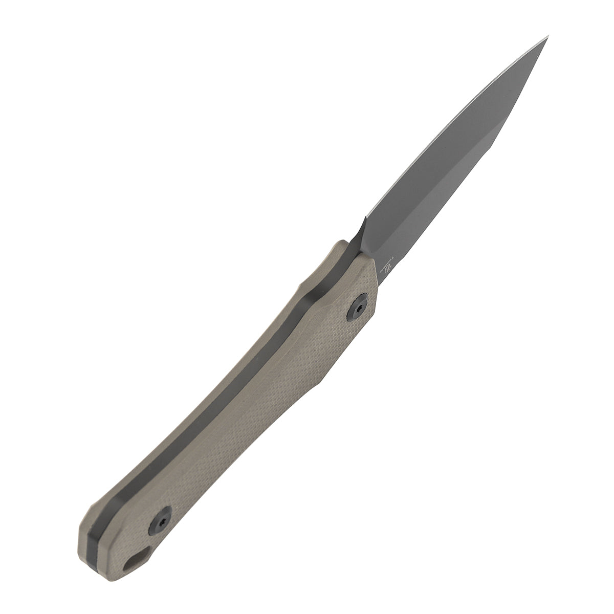 Tenable Loki Fixed Blade Knife |2.99" Gray TiCn Coated D2 Blade | Light Sand G10 Handle | Steven Dunnuck Design | G1058A1