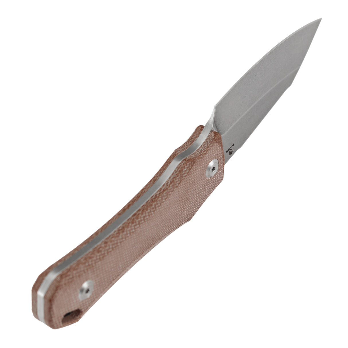 Tenable Loki Fixed Blade Knife |2.99" Stonewashed D2 Blade | Brown Micarta Handle | Steven Dunnuck Design | G1058A5