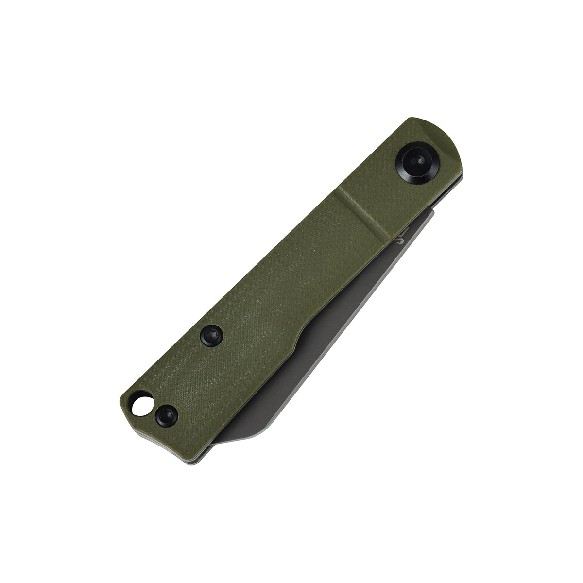 Tenable Riflestock Lock Back Folding knife | 2.34" Gray TiCn Coated Nitro V Blade | Olive Green G10 Handle | Nick Swan Knives Design - B2131S4