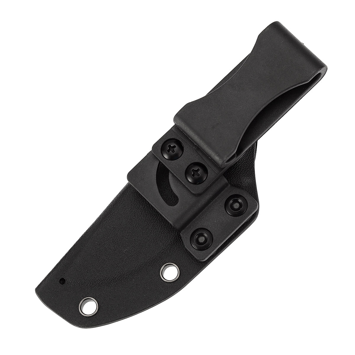 Tenable Tiny Dancer Fixed Blade – Black & Red G-mascus Handle – 3.17" Rose Gold Coated D2 Blade – JB Stout Design – G014A2