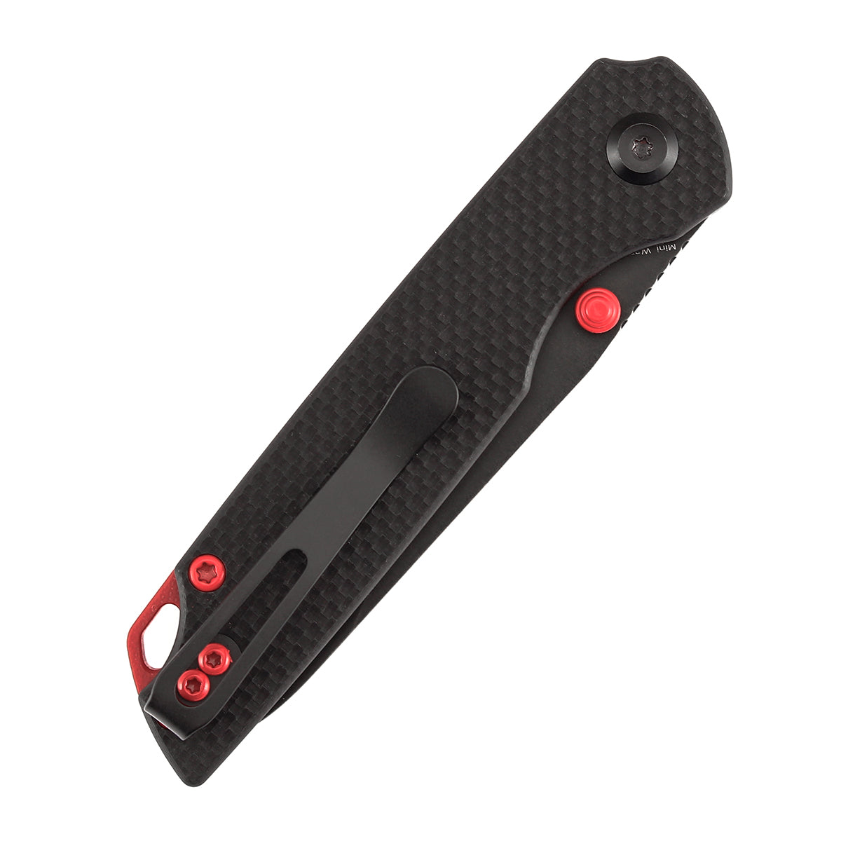 Tenable Mini Warrior Liner Lock Knife | 2.9" Blackwash Nitro-V Blade | Black G10 Handle | Kim Ning Design - B2005A1
