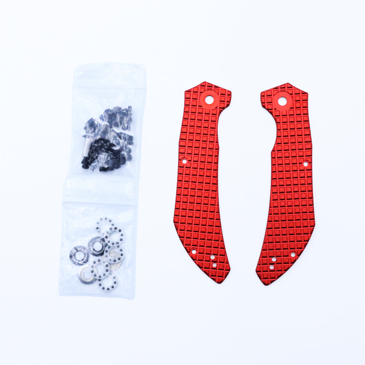 Tenable Tipper Red Aluminum with Frag Pattern Scale