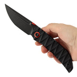 Tenable Tarkin Liner Knife | 3.4" Nitro-V Blade | Black G10 Handle | Matthew Christensen Design | B1078A3