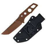 Tenable Zues Fixed Blade Knife | 3.95“ Rose Gold D2 Steel Blade & Handle | Frank Grissom Design - G021A3