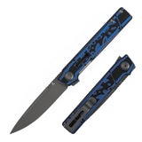Tenable Kitpu Folding Knife | 2.9'' Gray TiCn Coated Nitro-V Blade | Blue & Black G10 Handle | Jonathan Styles Design - B2123A1