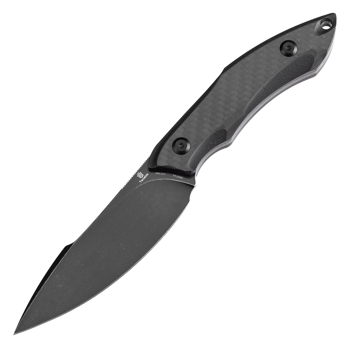 Tenable Luccio Fixed Blade Knife with Carbon Fiber & G10