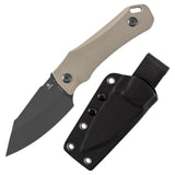 Tenable Loki Fixed Blade Knife |2.99" Gray TiCn Coated D2 Blade | Light Sand G10 Handle | Steven Dunnuck Design | G1058A1