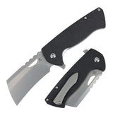 Tenable Leviathan Folding knife | 3.9" Stonewashed D2 Blade | Black Micarta Handle | Warhawk Knives Design - B1083A3