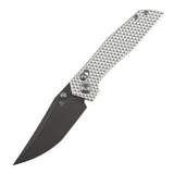 Tenable Deadite Cross Bar Lock Knife | 3.52" Gray TiCn Coated 14C28N Blade | Silver Aluminum Handle | TuffKnives Design - B1081V2