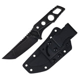 Tenable Zues Fixed Blade Knife | 3.95“ Blackwash D2 Steel Blade & Handle | Frank Grissom Design - G021A2