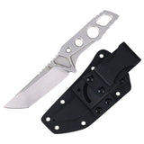 Tenable Zues Fixed Blade Knife | 3.95“ Stonewahsed D2 Steel Blade & Handle | Frank Grissom Design - G021A1
