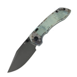 Tenable Entity Top Liner Lock Folding Knife | 3.52“ Gray TiCn Coated 14C28N Blade | Camouflage G10 Handle | Nalu Knives Design - B1036H4
