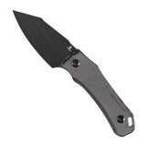 Tenable Loki Fixed Blade Knife |2.99"  Blackwash D2 Blade | Black Micarta Handle | Steven Dunnuck Design | G1058A4