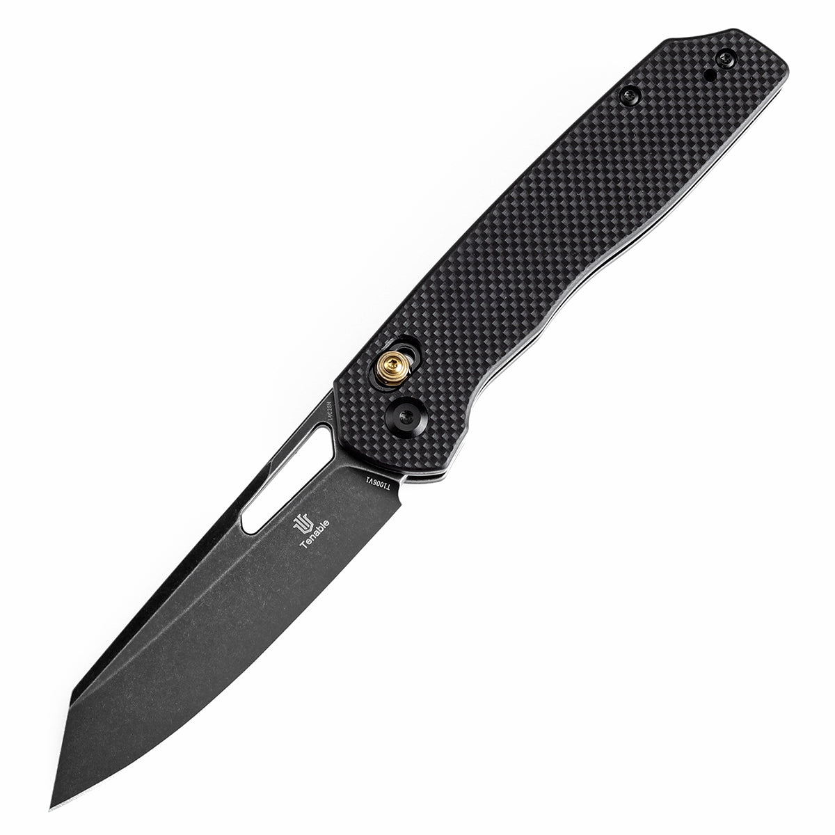 Tenable Shard Cross Bar Lock Black G10 Handle (3.47 Tenable Shard Cross Bar Lock Black G10 Handle (3.47