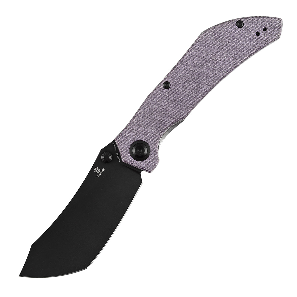 Tenable Tipper Folding Knife | 3.39'' Blackwash Nitro V Blade