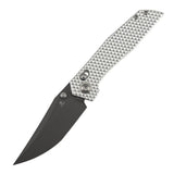 Tenable Deadite Cross Bar Lock Knife | 3.52" Gray TiCn Coated 14C28N Blade | Silver Aluminum Handle | TuffKnives Design - B1081V2