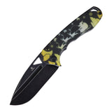 Tenable Bömbur-Exclusive Limited Edition For Christmas | 3.53" Blackwash D2 Blade | PC  with Deer Print Handle | Midgards Messer Design - T1054A10