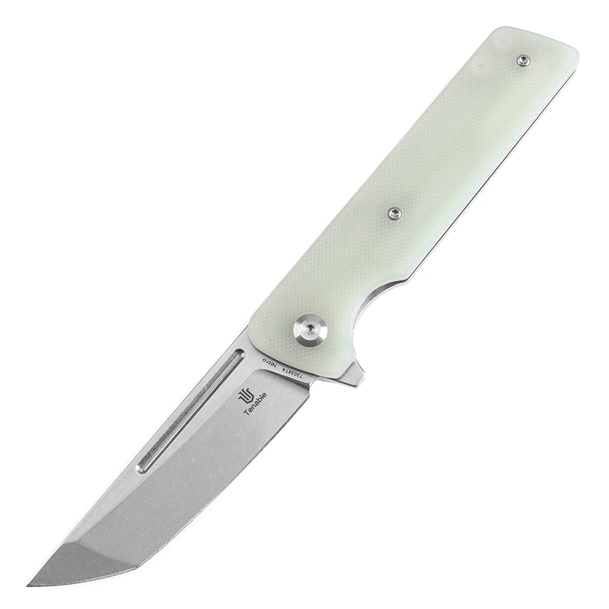 Tenable Anomaly Folding Knife Jade G10 Handle (3.14'' Stonewashed