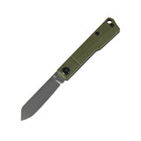 Tenable Riflestock Lock Back Folding knife | 2.34" Gray TiCn Coated Nitro V Blade | Olive Green G10 Handle | Nick Swan Knives Design - B2131S4