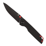Tenable Mini Warrior Liner Lock Knife | 2.9" Blackwash Nitro-V Blade | Black G10 Handle | Kim Ning Design - B2005A1