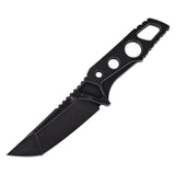 Tenable Zues Fixed Blade Knife | 3.95“ Blackwash D2 Steel Blade & Handle | Frank Grissom Design - G021A2