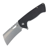 Tenable Leviathan Folding knife | 3.9" Stonewashed D2 Blade | Black Micarta Handle | Warhawk Knives Design - B1083A3