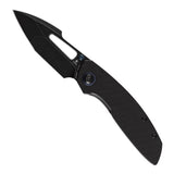 Tenable Link Folding Knife | 3.0" Blackwash 14C28N Blade | Black Micarta Handle| Triple Stripe Knives Design | B1068A4