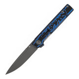 Tenable Kitpu Folding Knife | 2.9'' Gray TiCn Coated Nitro-V Blade | Blue & Black G10 Handle | Jonathan Styles Design - B2123A1