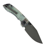 Tenable Entity Top Liner Lock Folding Knife | 3.52“ Gray TiCn Coated 14C28N Blade | Camouflage G10 Handle | Nalu Knives Design - B1036H4