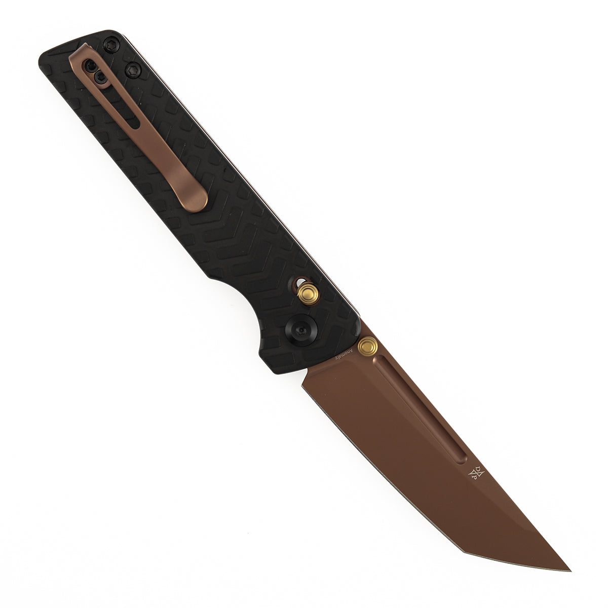 Tenable Anomaly Cross Bar Lock Knife | 3.14" Nitro-V | Black Aluminum | Pinkerton Knives Design- B2038V2