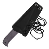 Pre-Order：Ships by Aug. 20 | Tenable ToothPik Fixed Blade | 3.04“ Blackwash 14C28N Blade | Purple Micarta Handle | Pinkerton Knives Design - G020A1