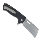 Tenable Leviathan Folding knife | 3.9" Stonewashed D2 Blade | Black Micarta Handle | Warhawk Knives Design - B1083A3
