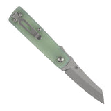 Tenable Higonokami Folding Knife | 3.02'' Stonewashed D2 Blade | Jade  G10 Handle | Goran mihajlovic Design | B2135A4