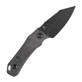 Tenable Loki Fixed Blade Knife |2.99"  Blackwash D2 Blade | Black Micarta Handle | Steven Dunnuck Design | G1058A4