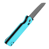 Tenable Anomaly Cross Bar Lock Knife | 3.14“ Damascus Blade | Blue G10 Handle | Pinkerton Knives Design | B2038V3
