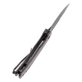 Tenable Orion Liner Lock | Purple Micarta Handle | 3.07" Blackwashed 14C28N | JB Stout Design | B1089A2