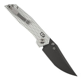 Tenable Deadite Cross Bar Lock Knife | 3.52" Gray TiCn Coated 14C28N Blade | Silver Aluminum Handle | TuffKnives Design - B1081V2