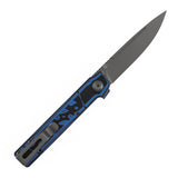 Tenable Kitpu Folding Knife | 2.9'' Gray TiCn Coated Nitro-V Blade | Blue & Black G10 Handle | Jonathan Styles Design - B2123A1