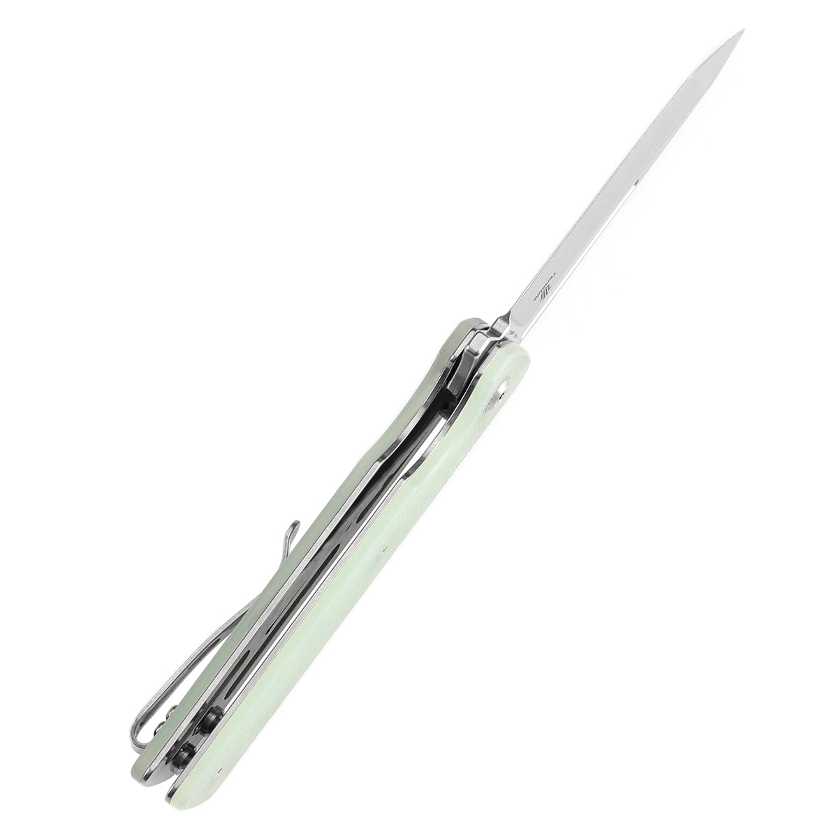 田*中様 ケルディオex GEM MT10 Tenable Anomaly Folding Knife Jade G10 Handle (3.14'' Stonewashed