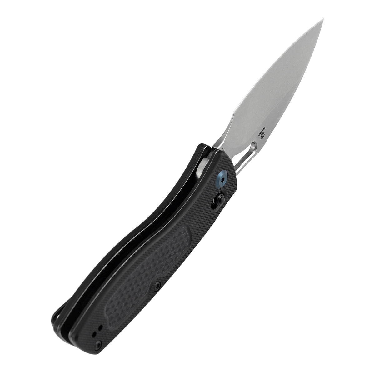 Pre Order | Heron Folding Knife - 3.13" Nitro V Blade | Black G10 Handle with Diamond Pattern | Johan Jordaan- B2124V4