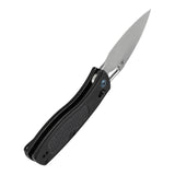 Pre Order | Heron Folding Knife - 3.13" Nitro V Blade | Black G10 Handle with Diamond Pattern | Johan Jordaan- B2124V4