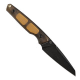Parr Fixed Blade Knife - 3.12'' Blackwash 14C28N Blade | Amber PEI Handle | Jonathan Styles-G011B6